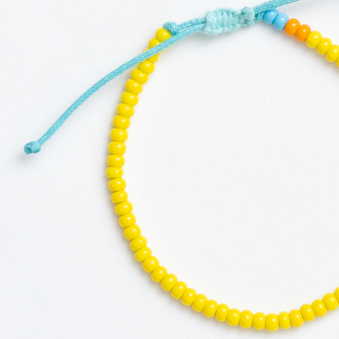 Single Strand Bracelet - Yellow