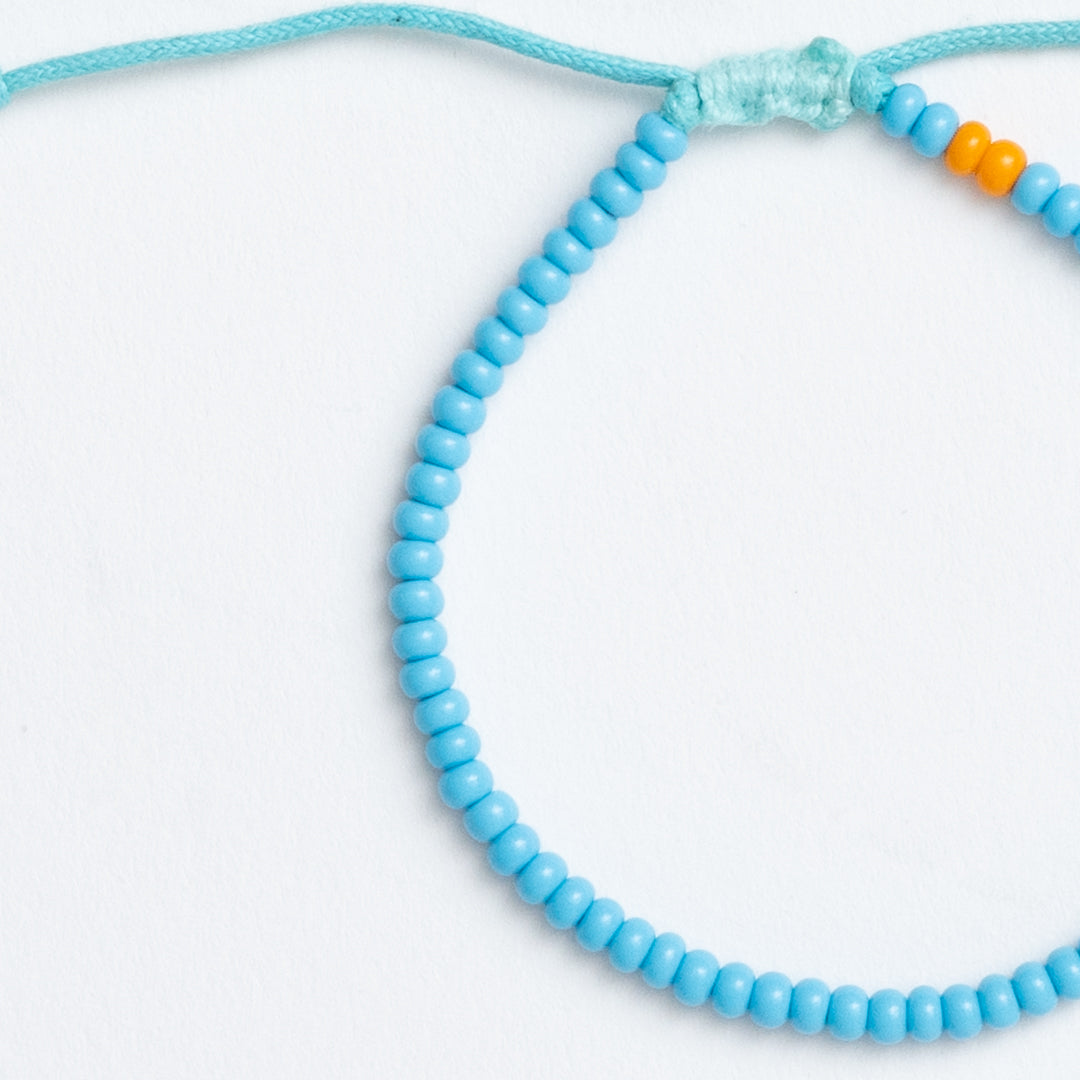 Single Strand Bracelet - Light Blue