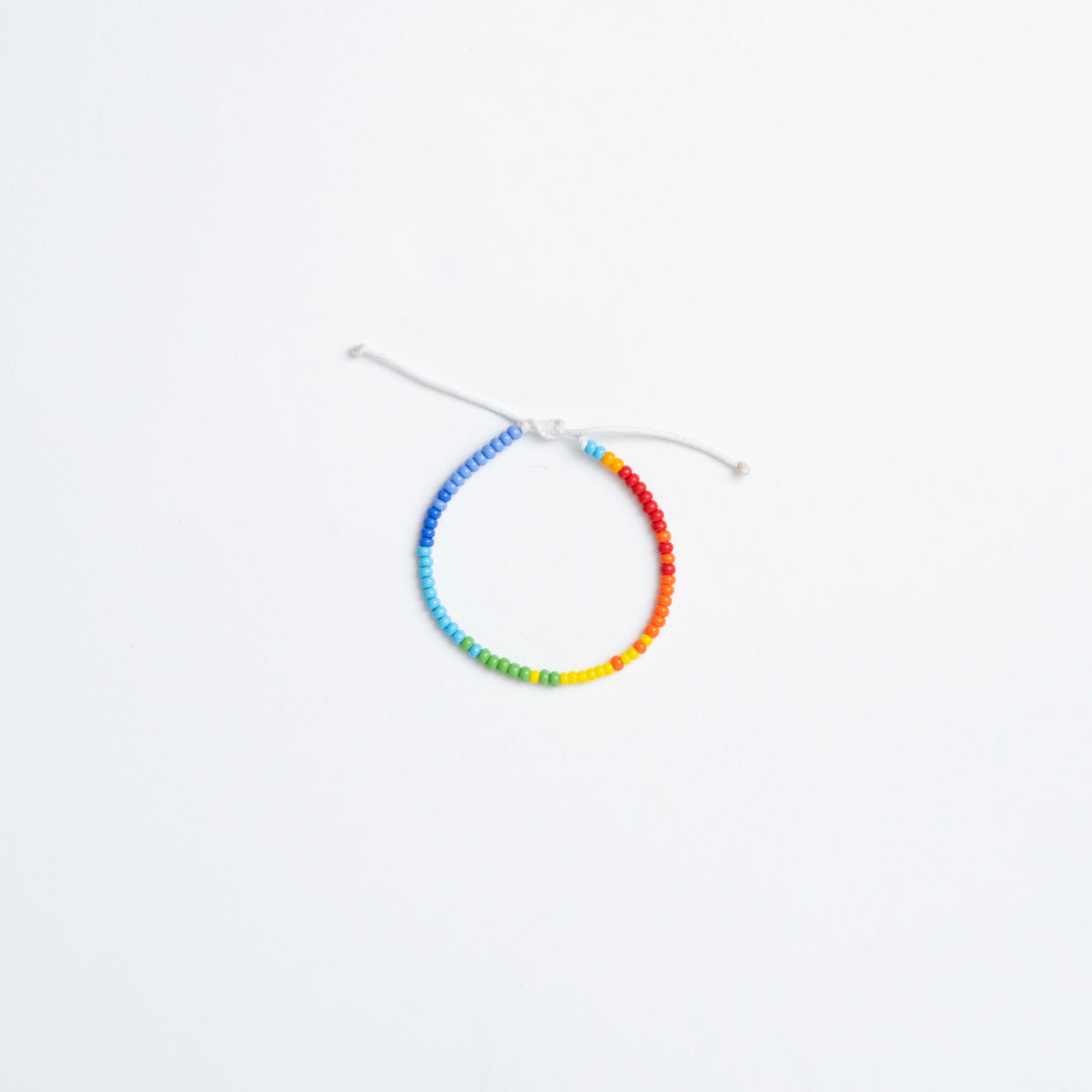 Single Strand Bracelet - Rainbow Blocked