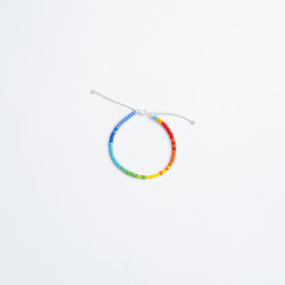 Single Strand Bracelet - Rainbow Blocked