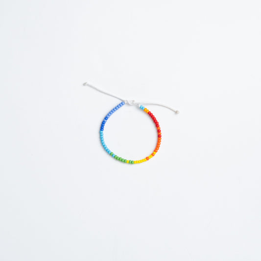 Single Strand Bracelet - Rainbow Blocked