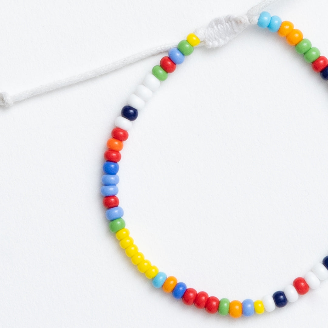 Single Strand Bracelet - Rainbow Multi