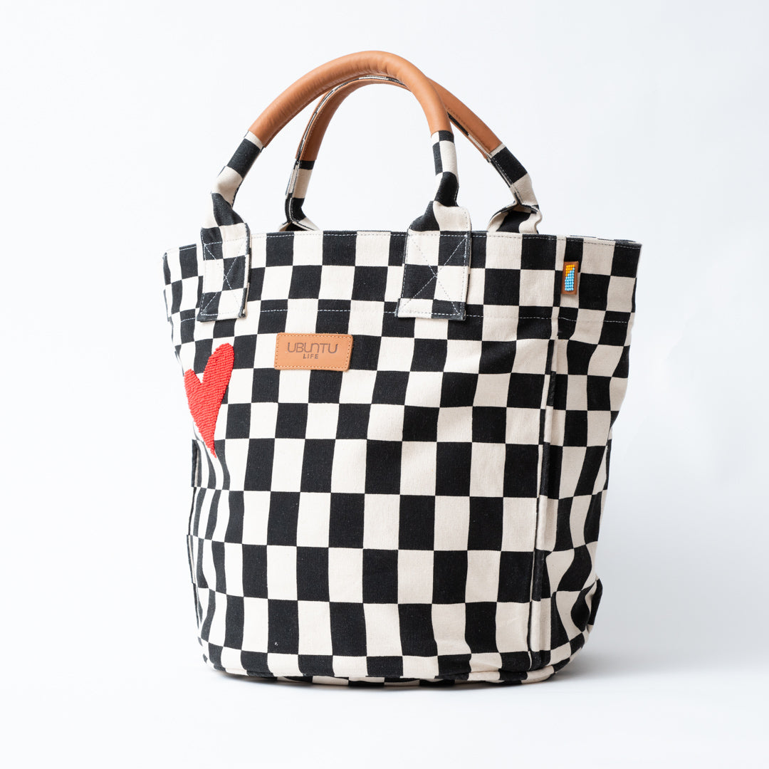 LIMITED EDITION: Checkered Tote Bag