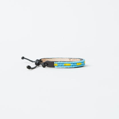 FINAL SALE: Skinny Nija Bracelet - Light Blue/Turquoise