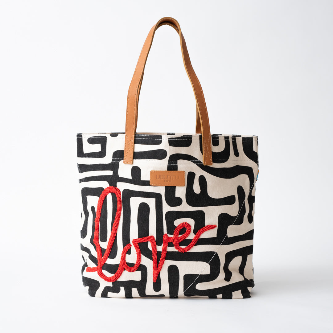 Tote Bag - Red/Black