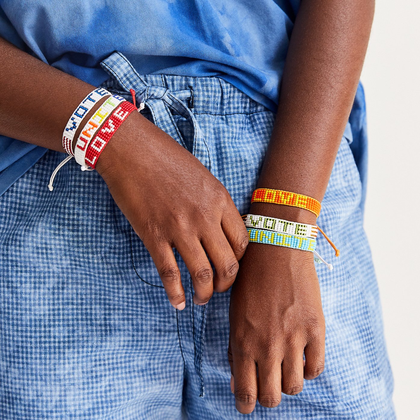 B and E Fave Color Collection: Woven Loom Bracelet / Adjustable Waterproof  Bracelet – Just Bead It