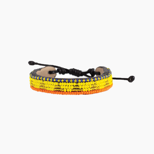 FINAL SALE: Piramidi Bracelet - Yellow/Translucent Gold