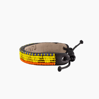 FINAL SALE: Piramidi Bracelet - Yellow/Translucent Gold